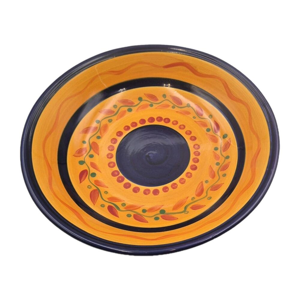 Libbey Salsa Red Pepper Soup Cereal Bowl 8.5" Orange Blue REPLACEMENT